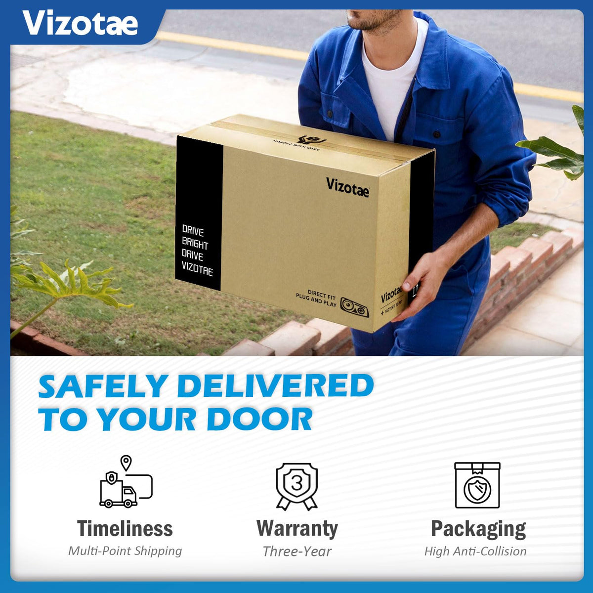 Vizotae next to hand for scale indicating exact fit benefit