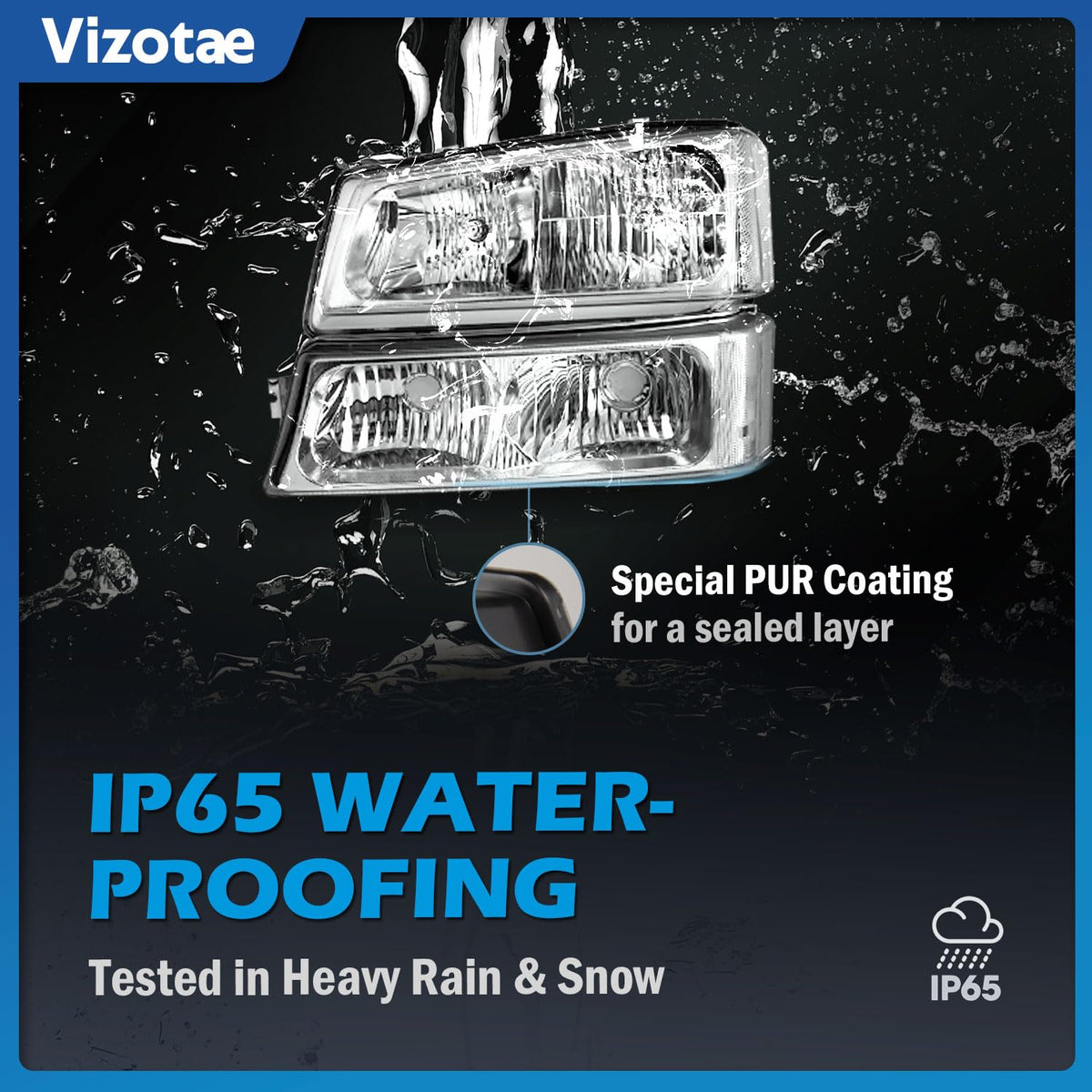 Vizotae next to ruler showing size and exact fitment for correct replacement