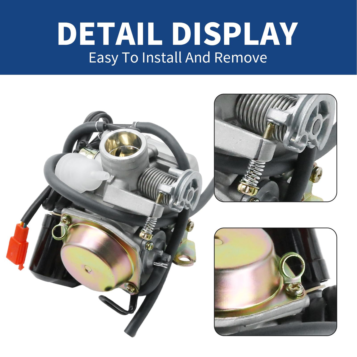 Vkinman full kit layflat with carburetor, filters, spark plug for convenient tune-up