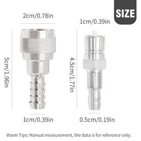 Vkinman close-up of male and female ends ensuring tight fit