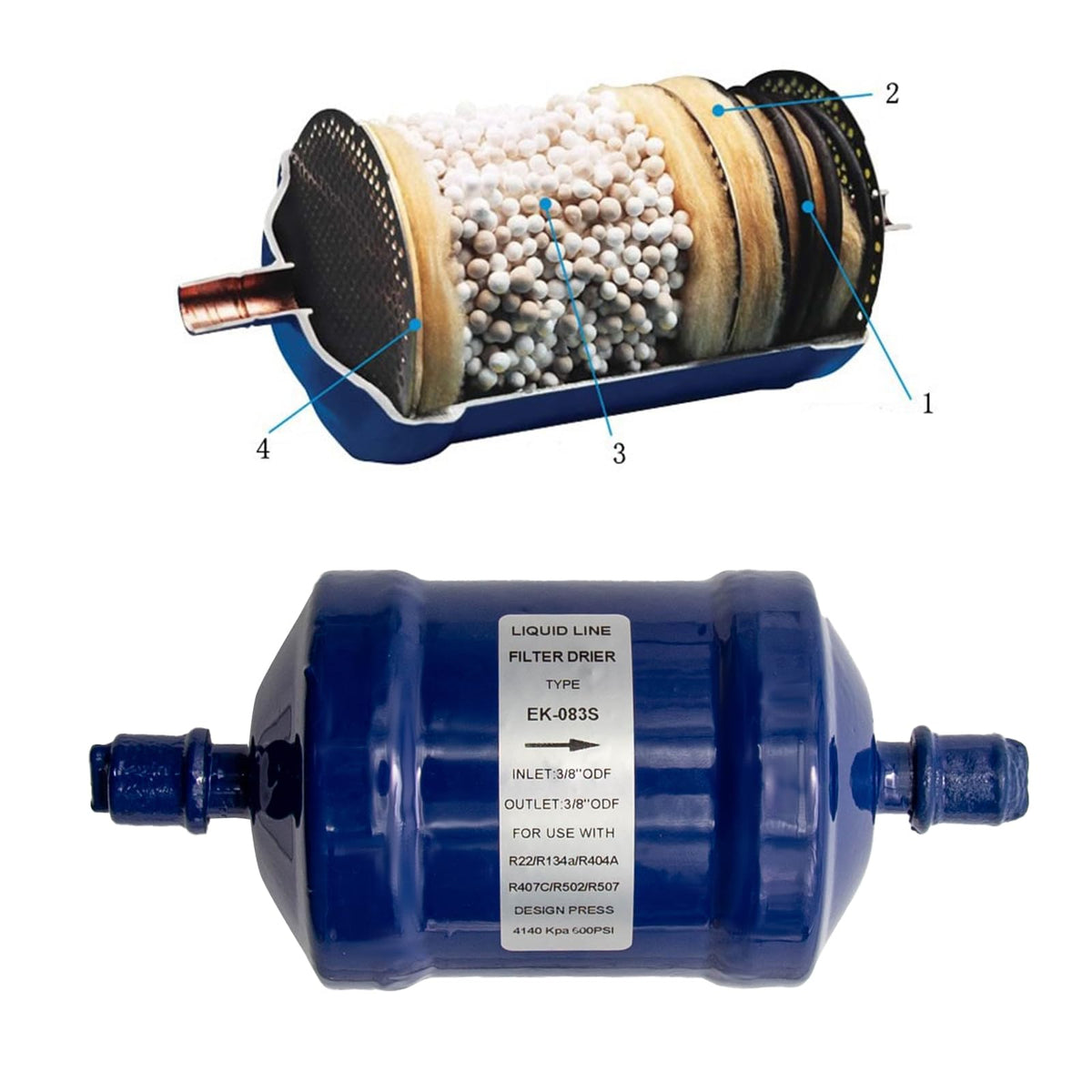 Vkinman label showing 600 PSI rating reassuring high-pressure system compatibility