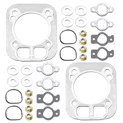 Vkinman front packaging showing two gasket sets and clear part ID for convenience
