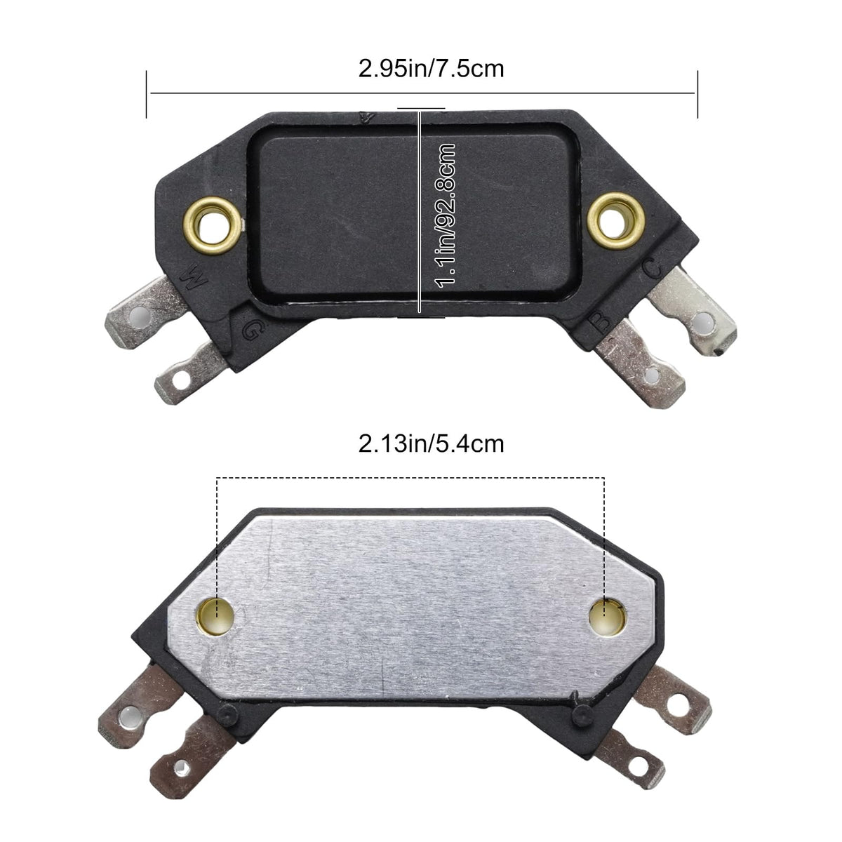 Vkinman LX301 close-up of 4-pin connector pins for reliable electrical contact