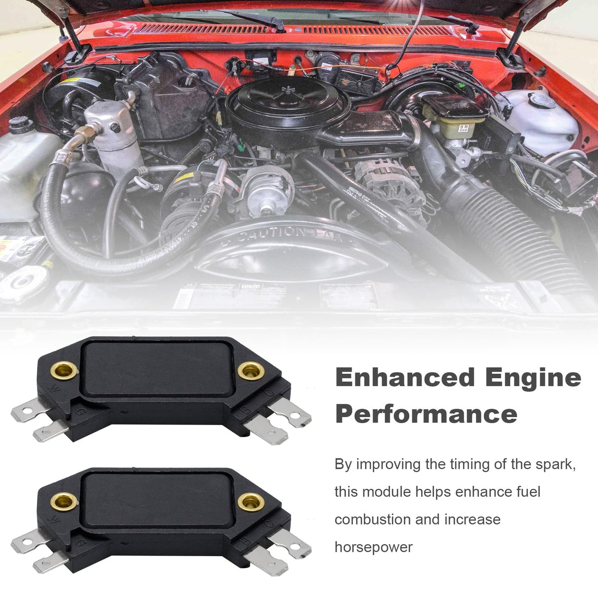 Vkinman LX301 installed in HEI distributor demonstrating direct-fit replacement benefit