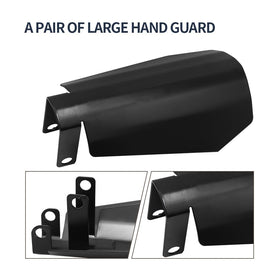Vkinman mounted on Harley handlebar showing wind protection benefit