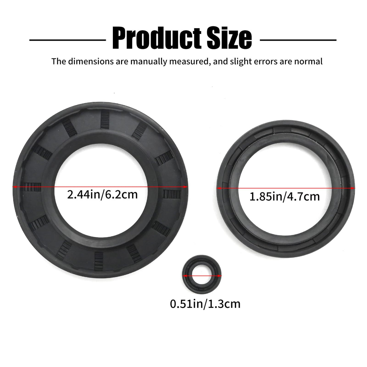Vkinman PCV and rocker gasket set arranged for quick identification