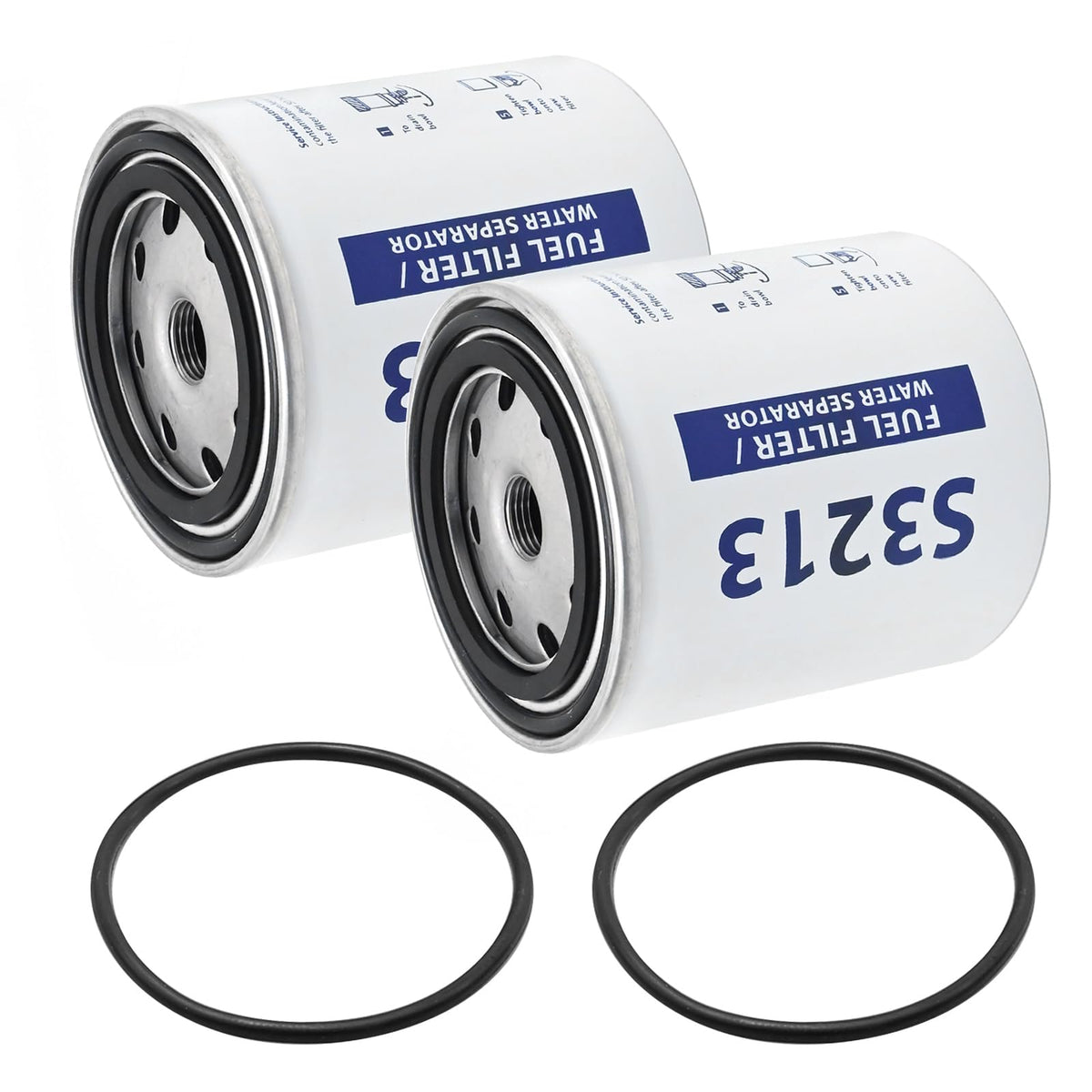 Vkinman close-up of filter media showing 10-micron element for cleaner fuel