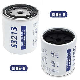 Vkinman filter installed on outboard motor demonstrating easy maintenance benefit