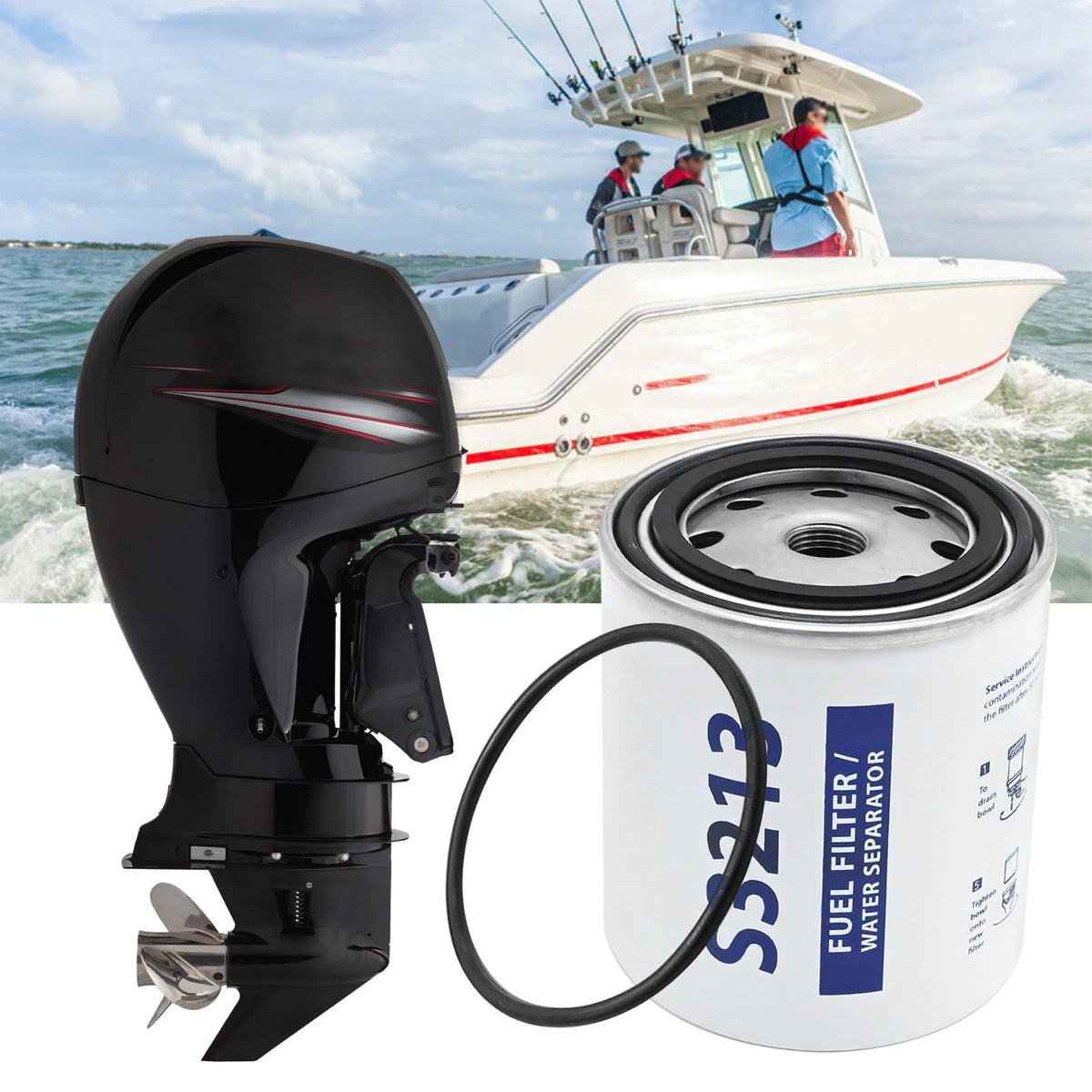 Vkinman filters on a boat deck illustrating onboard spare readiness benefit