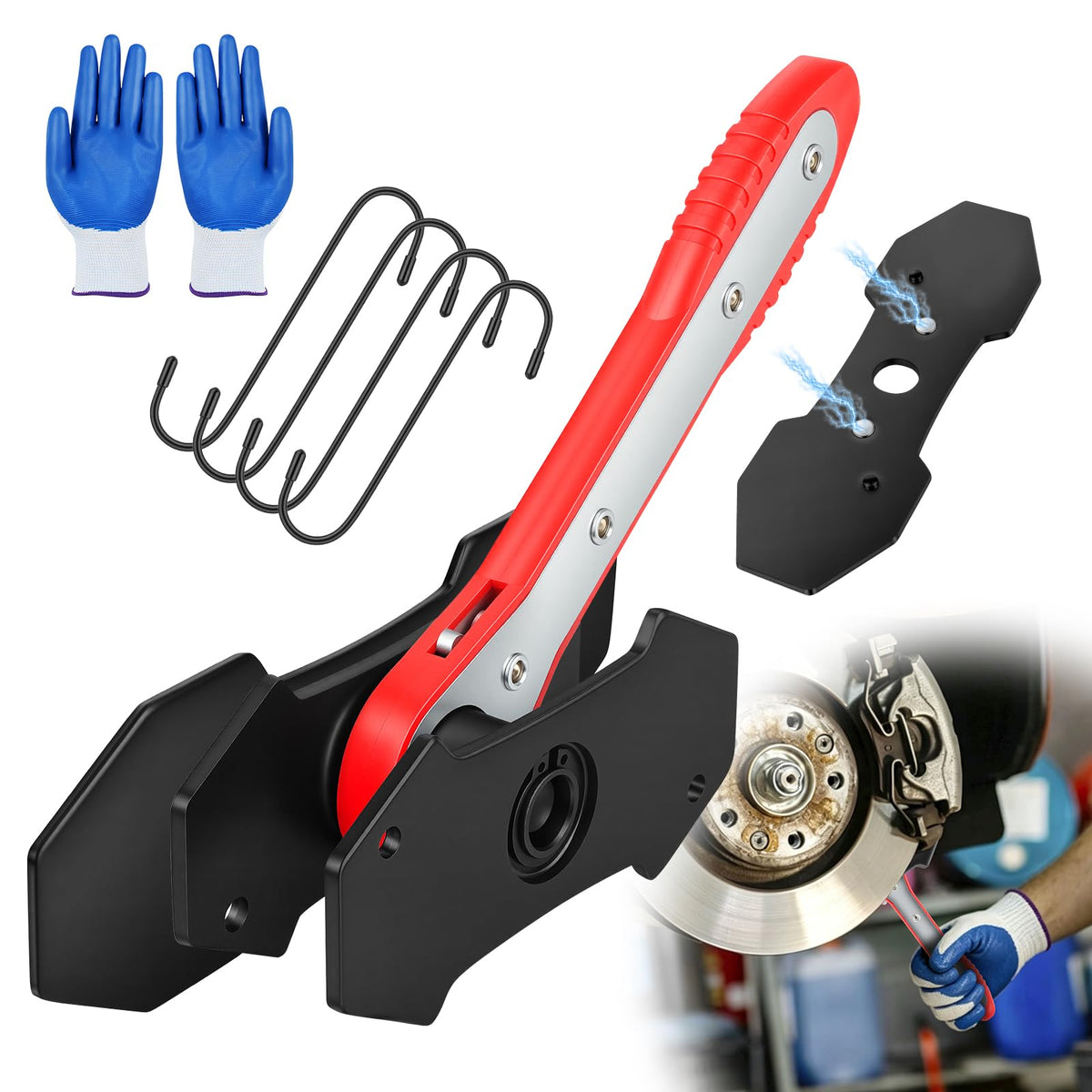 VkkArter front view showing tool and included accessories for quick setup