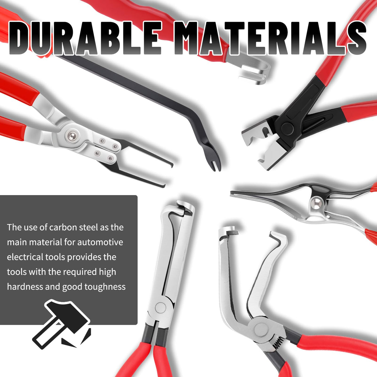 VKQTS 60° plier angle detail demonstrating access to tight connectors and improved reach