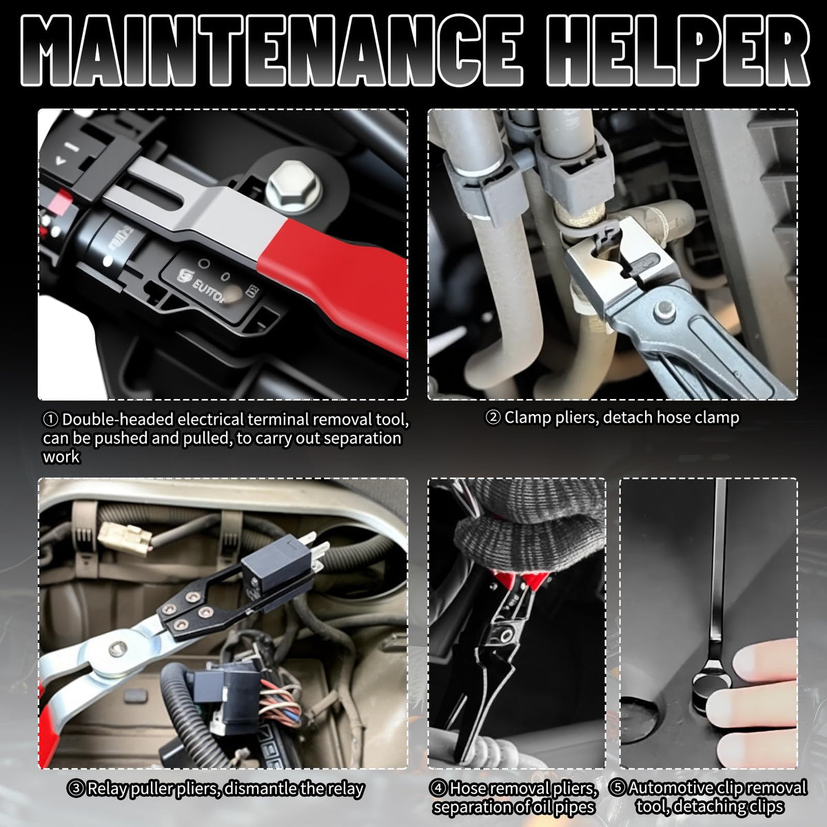 VKQTS clip removal tool removing panel fastener protecting trim and preventing breakage