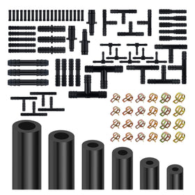VKQTS front view of six silicone hoses showing full kit and benefit quick replacement