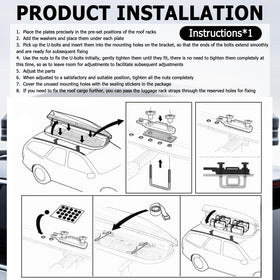 VKQTS plate with gasket protecting roof box contact surface