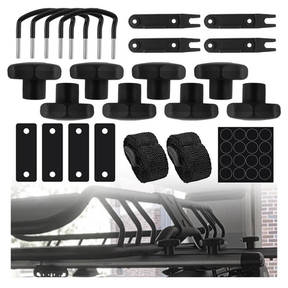 VKQTS front view of complete bracket kit showing hardware benefits