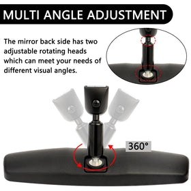 VKVXCLON manual day to night flip action reducing headlight glare for comfort