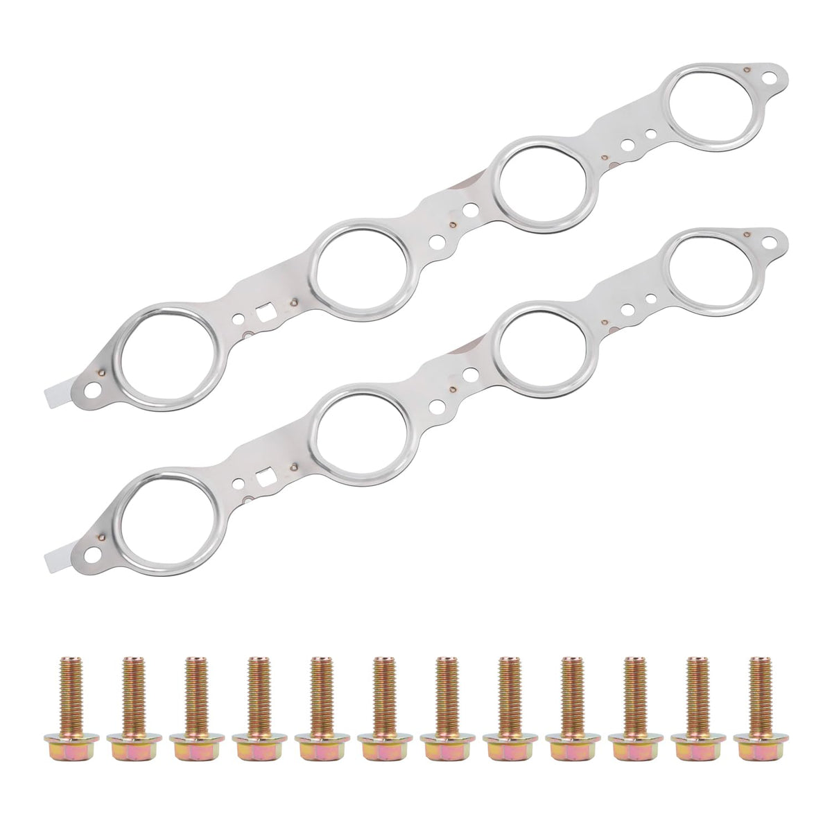 VKVXCLON front packaging showing gaskets and bolts, clear kit identification benefit