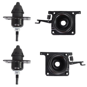 VKVXCLON front view of 4-piece hood latch kit showing contents and labeling for easy recognition