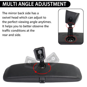 VKVXCLON installed in vehicle interior demonstrating restored rear view benefit