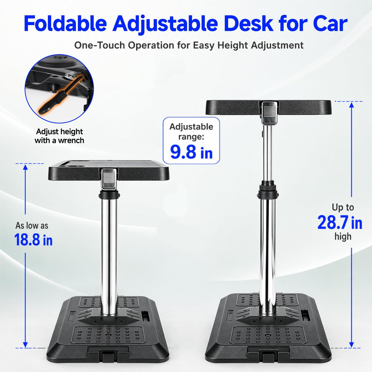 VKWJYOS close-up of 360° rotating top demonstrating flexible positioning advantage