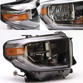 VLAND headlight beside ruler showing exact size for confident fitment