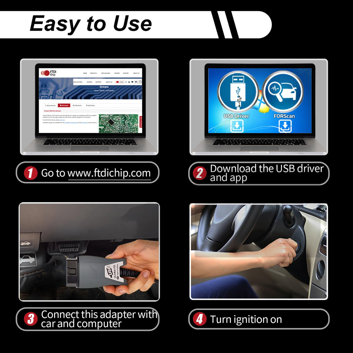 vLinker used in garage with technician illustrating practical workshop benefit