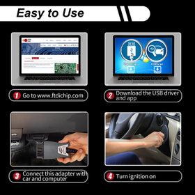 vLinker used in garage with technician illustrating practical workshop benefit