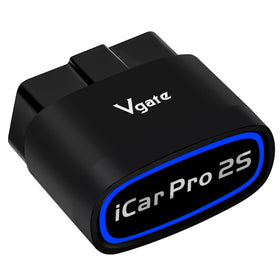 vLinker iCar Pro 2S front view showing compact design and easy installation benefit