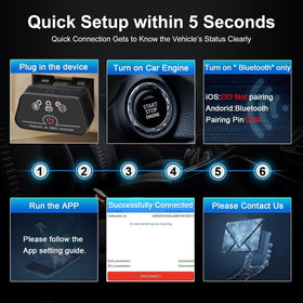vLinker iCar2 streaming live data to smartphone demonstrating real-time monitoring