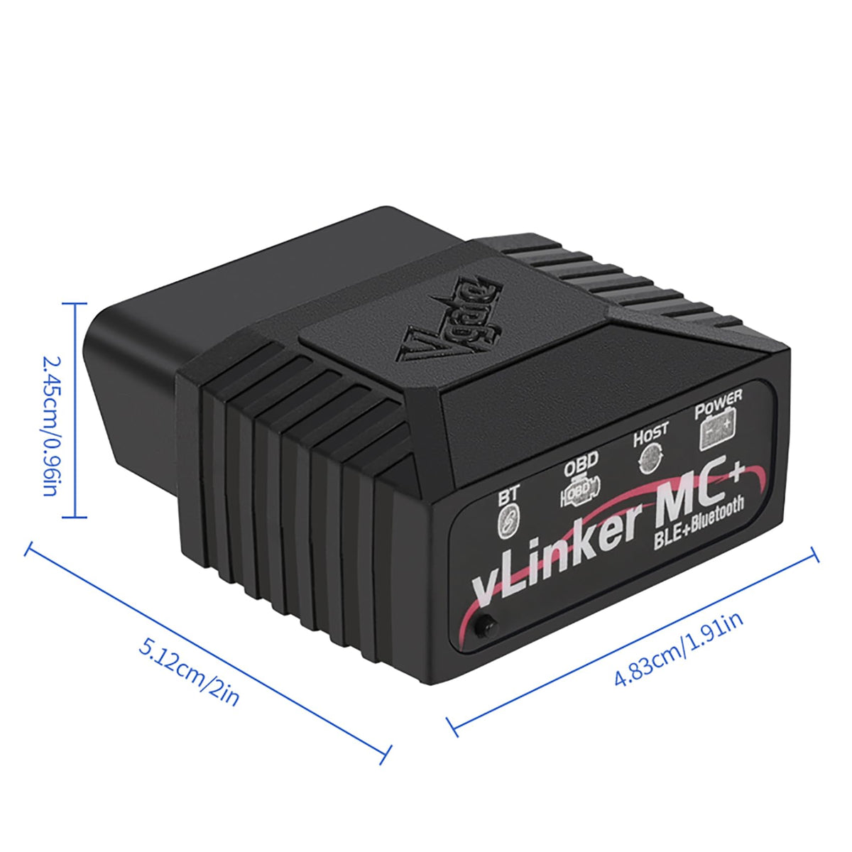 vLinker MC+ in a garage scenario helping DIYer troubleshoot efficiently