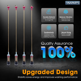 VNAPARTS hand holding a suspension rod to show scale and easy handling during installation