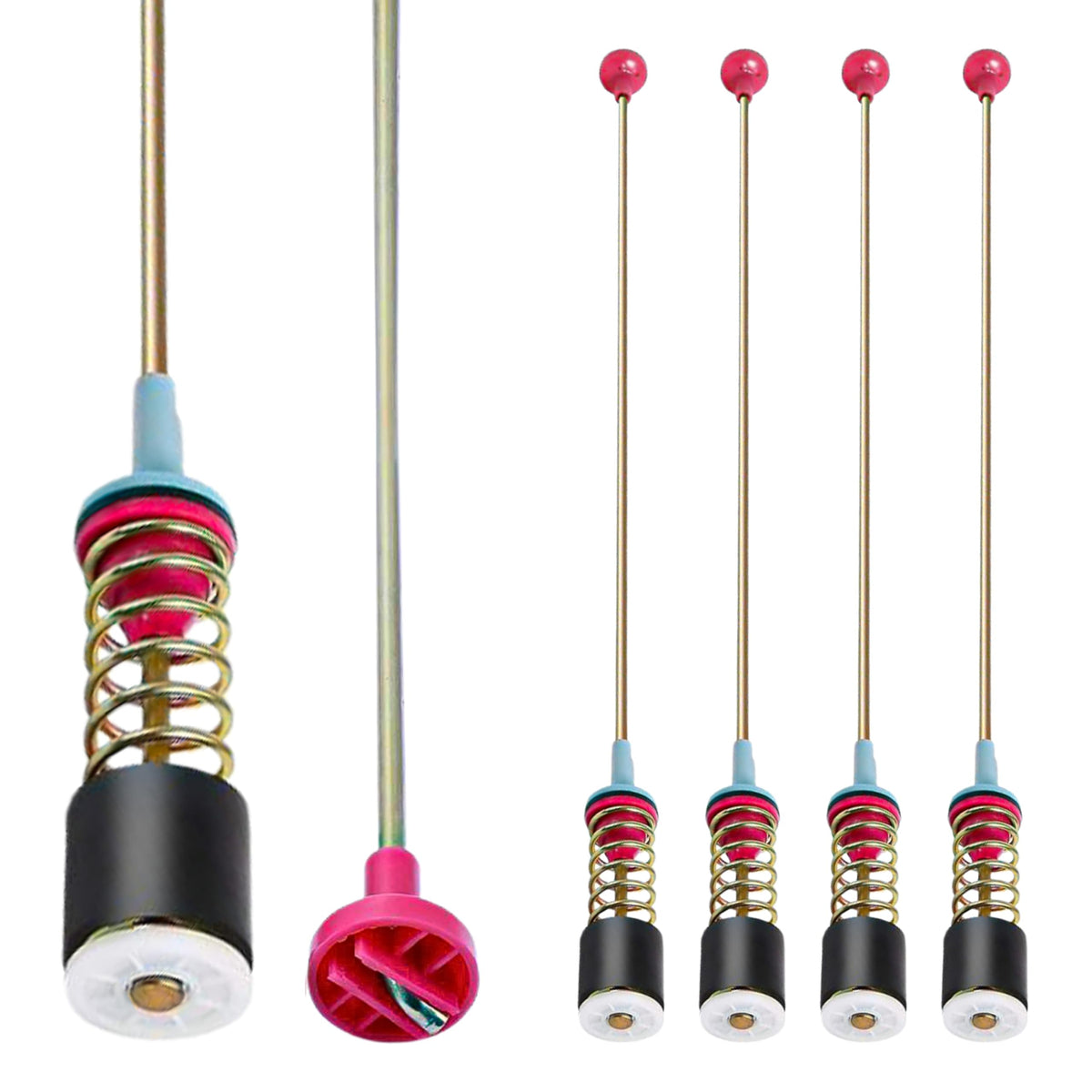 VNAPARTS front view of suspension rods kit showing all four pieces and packaging, clearly identifiable