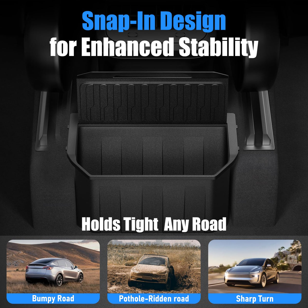 vnkesno snap-in installation shown, fits securely without tools