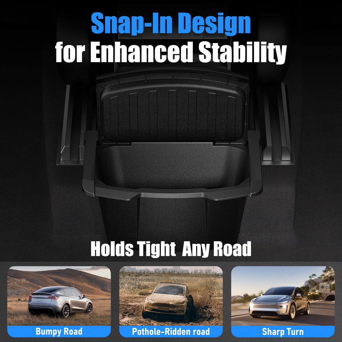 vnkesno removal detail showing snap tabs for stable, tool-free installation