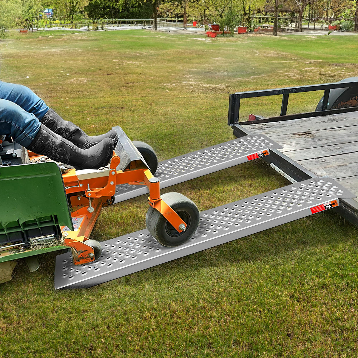 VNN shed entry lifestyle scene showing easier equipment storage