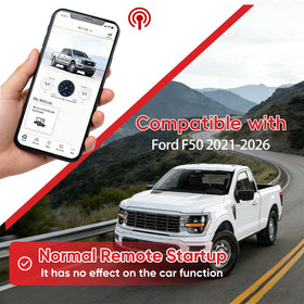 VNVNMV installed under dash in Ford F150 illustrating discreet placement and preserved functions