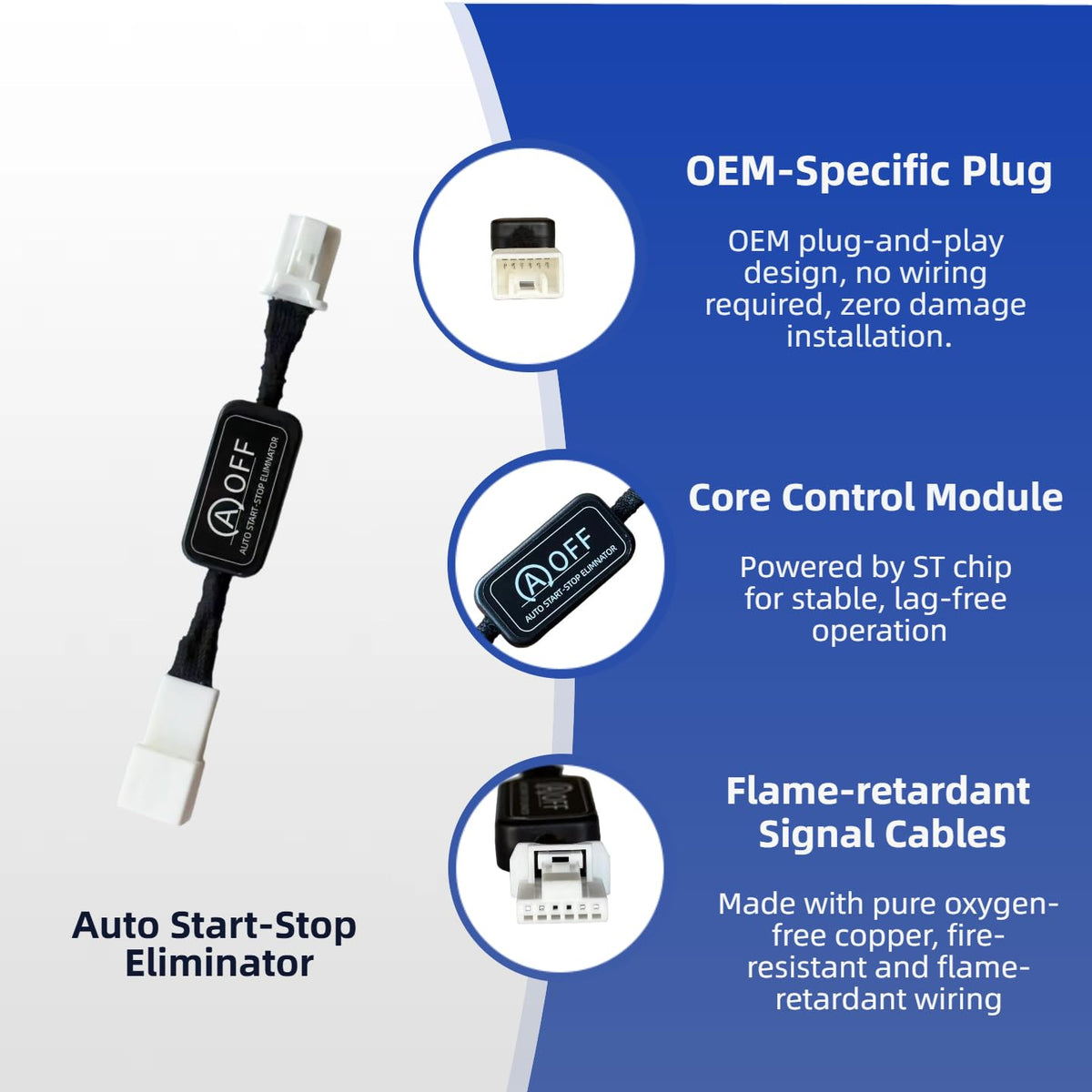 vocsvok harness connector close-up for easy plug-and-play installation benefit