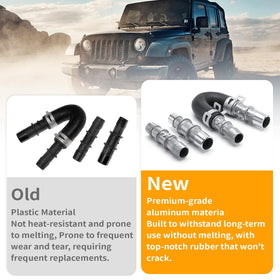VODCACA kit installed under hood demonstrating leak-free coolant routing benefit