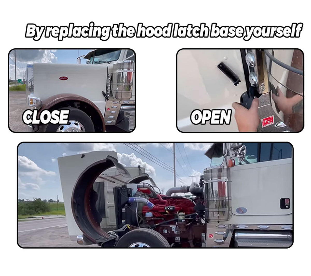 VODCACA included bolts nuts and rubber bumpers for easy installation