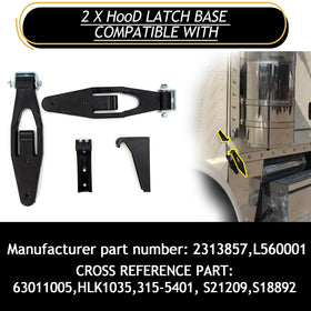 VODCACA hood latch side profile highlighting robust construction benefit