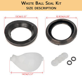 VODCACA plastic gaskets and components laid out for quick identification and straightforward install benefit