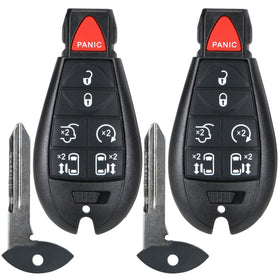 VOFONO front view of key fob showing button layout and easy replacement benefit