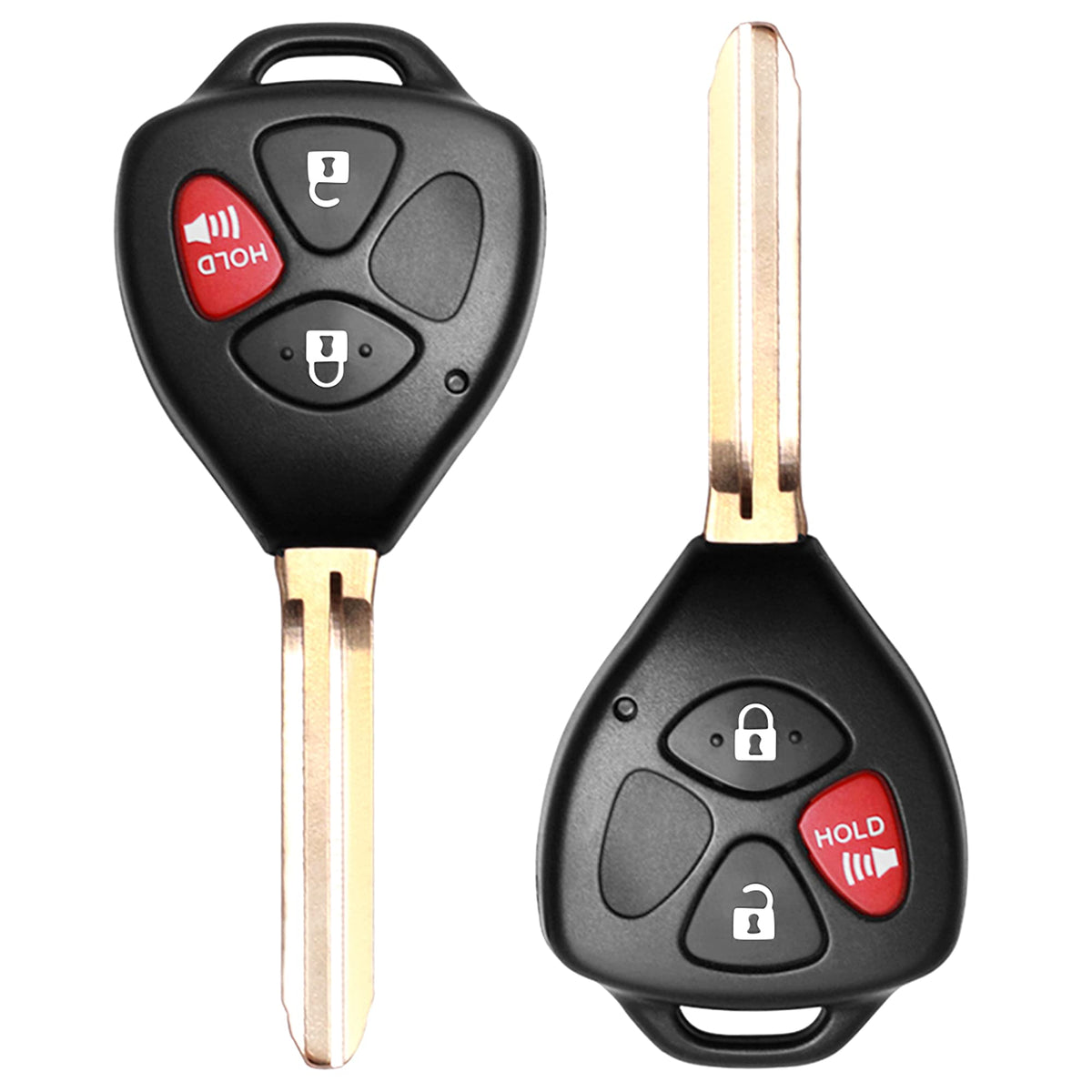 VOFONO front view of remote key fob showing buttons and branding, clear replacement benefit