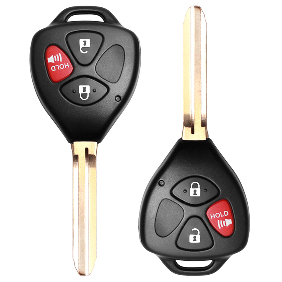 VOFONO front view of remote key fob showing buttons and branding, clear replacement benefit