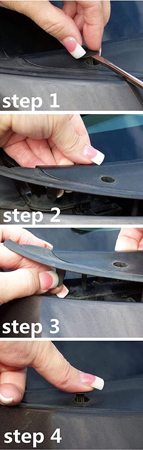 VOFONO installed on Ford F-150 front cowl showing restored seal and protection