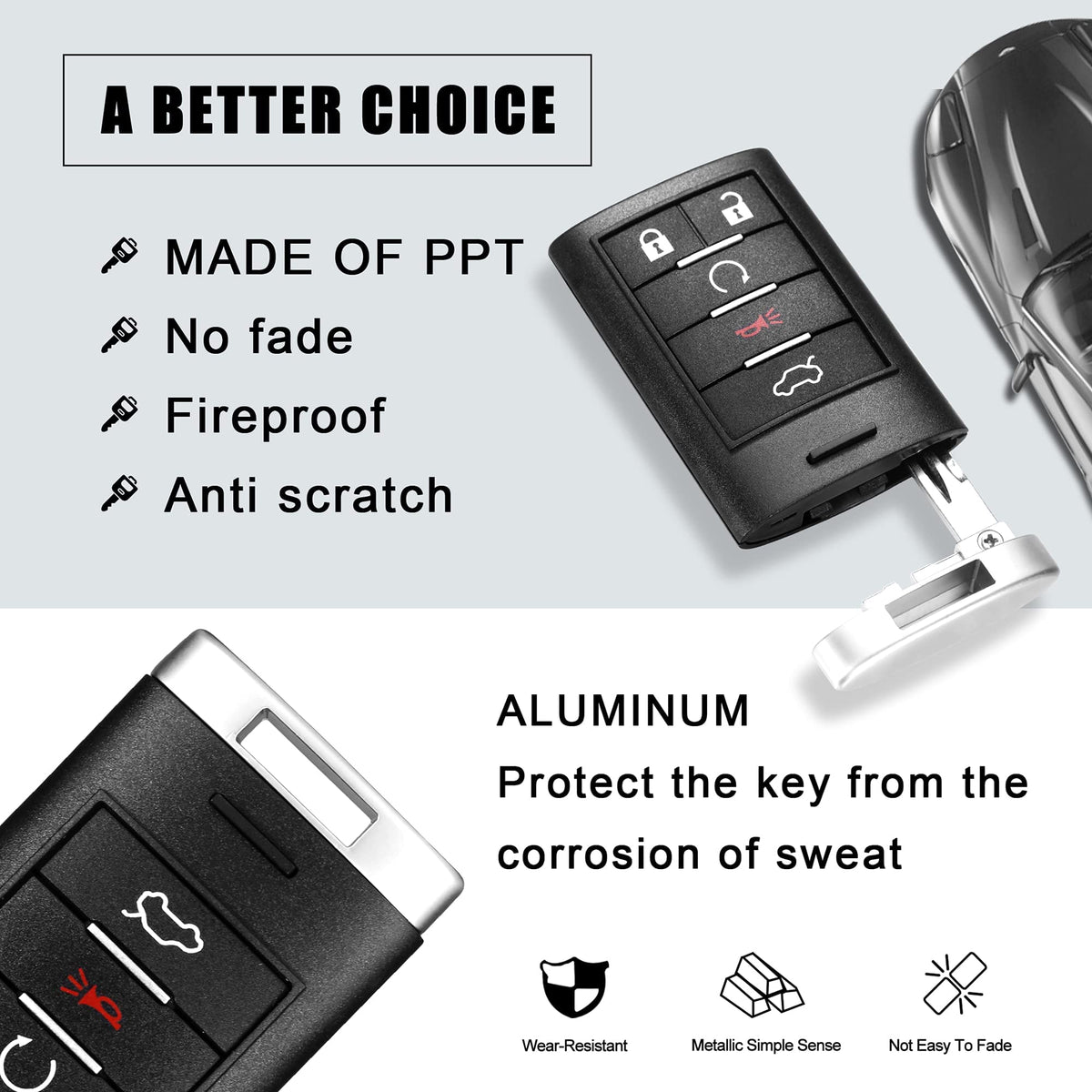 VOFONO battery installed inside fob for immediate testing and convenience