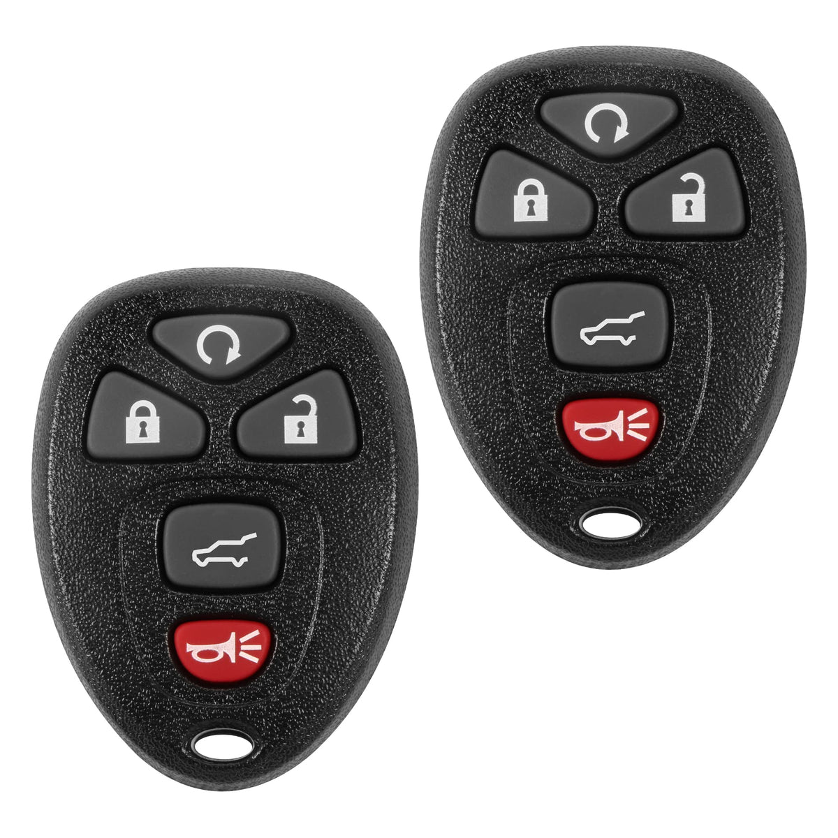 VOFONO front view of key fob showing buttons and brand for easy replacement