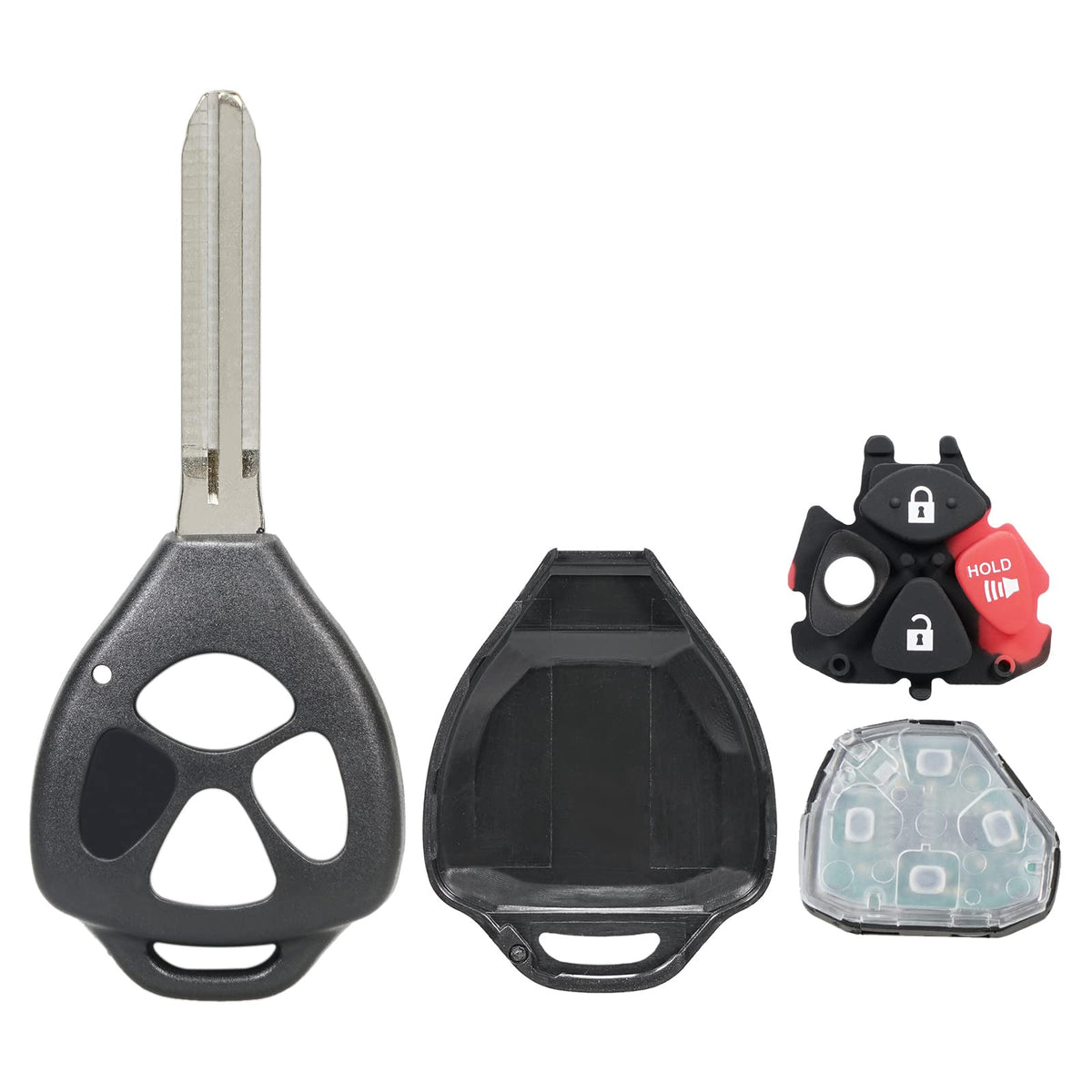 VOFONO remote near a vehicle door to show use, restores keyless entry functionality