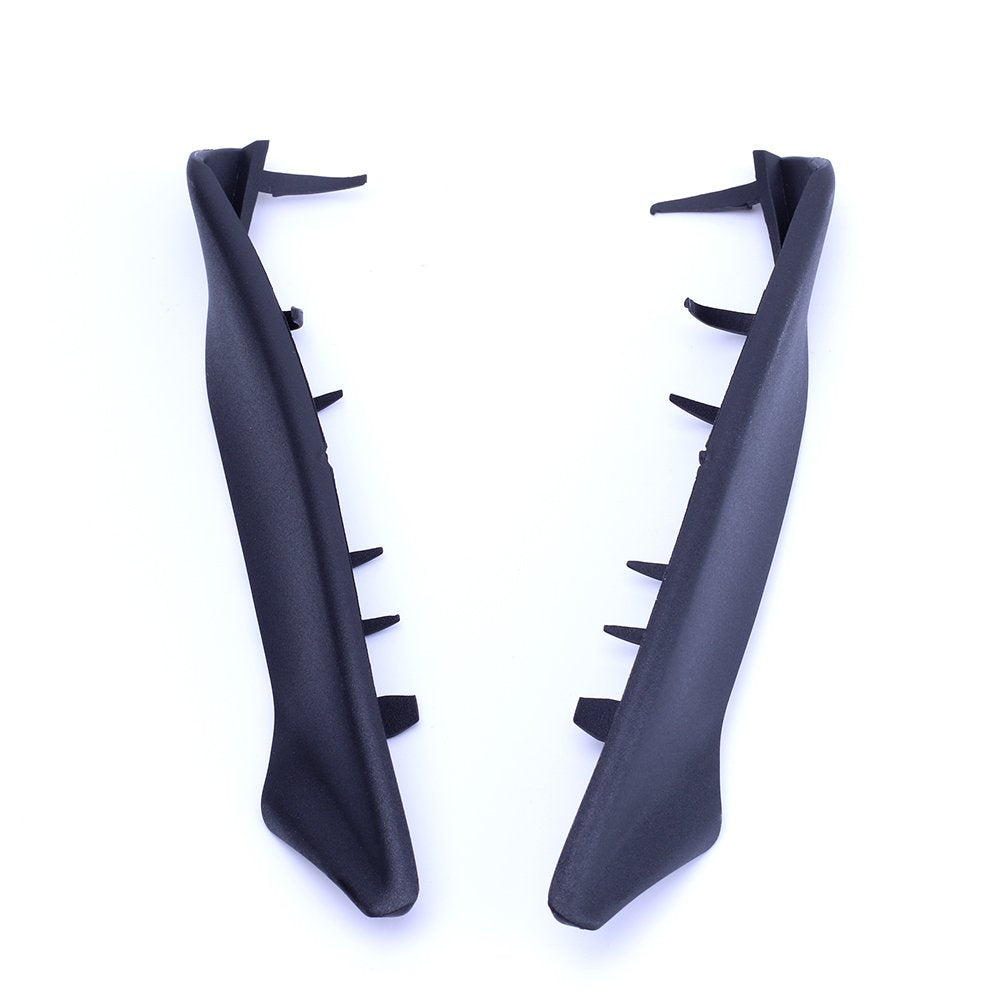 VOFONO cowl end pieces blocking leaves demonstrating debris protection
