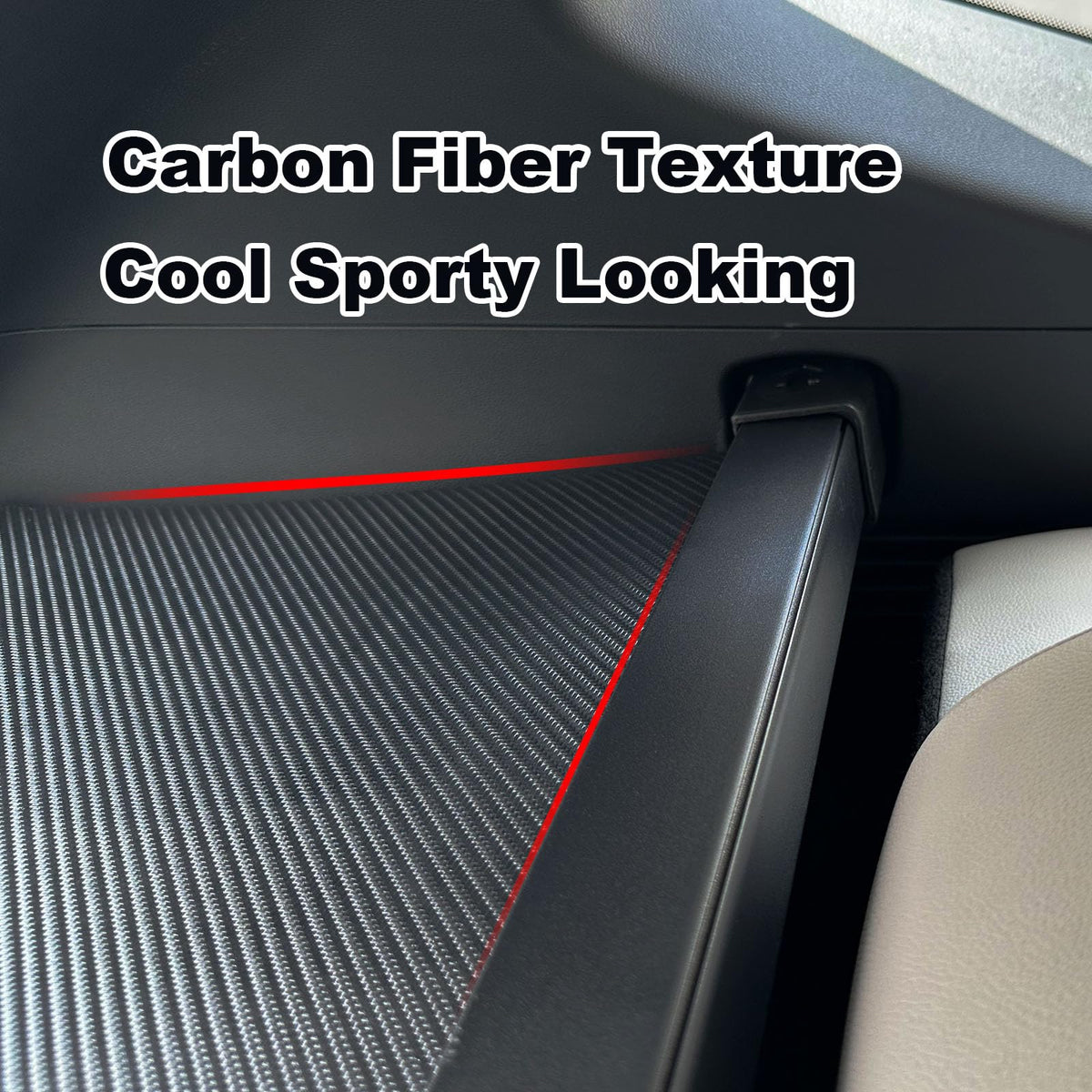 Volcaner carbon fiber texture closeup showing durable scratch resistance